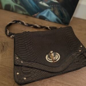 Elaine Turner Suede Handbag